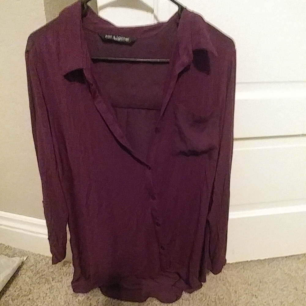 Purple Zac & Rachel Blouse